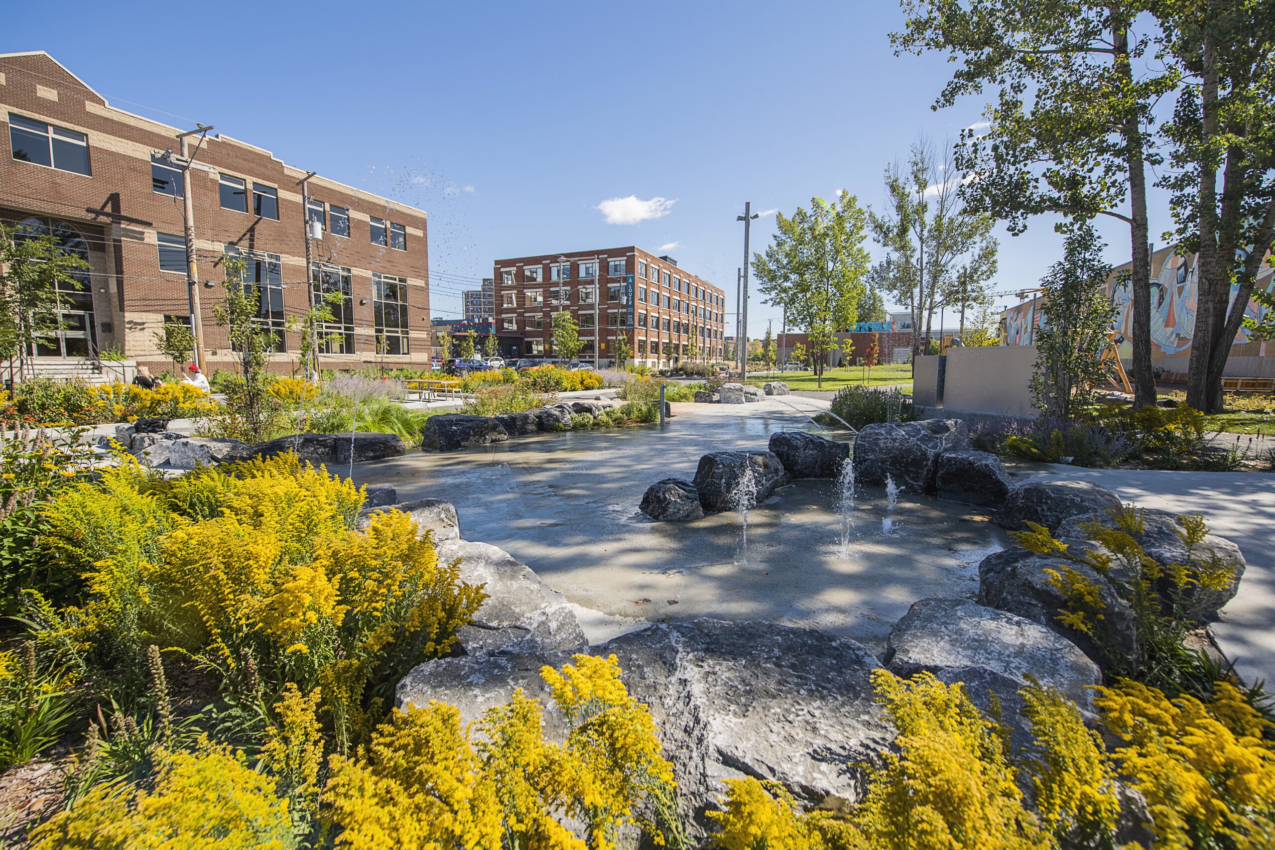 CANUE | Gestion des eaux pluviales grâce aux parcs-éponges à MontréalParc_Dickie_Moore